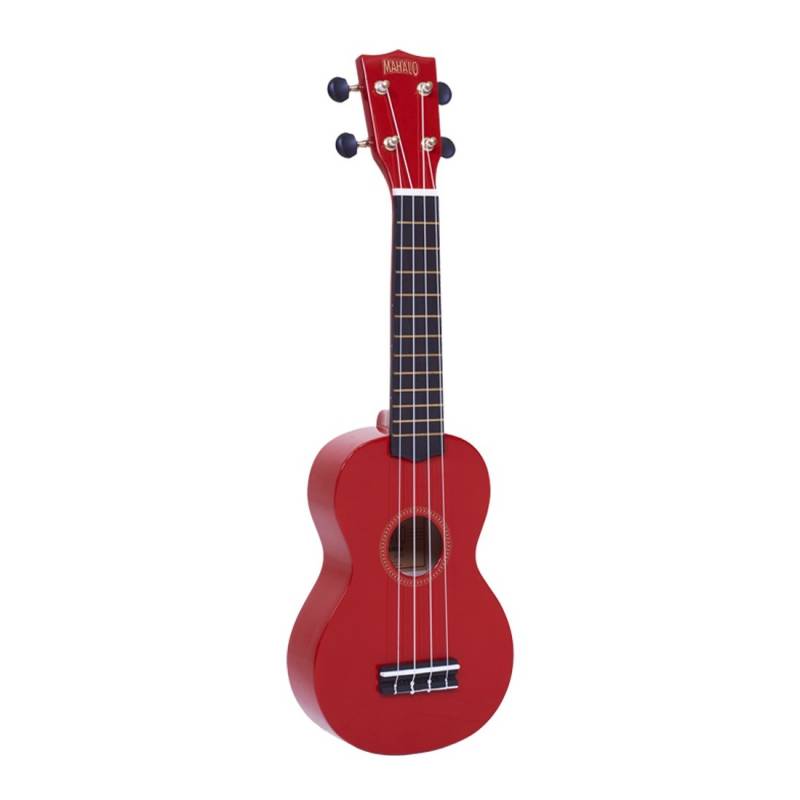 Ukelele - Mahalo - Soprano - Rainbow - Sengon - Diapason Caoba - Encordado Aquila - Puente Caoba - Funda - Rojo Laqueado - Mr1Rd