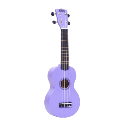 Ukelele - Mahalo - Soprano - Rainbow - Sengon - Diapason Caoba - Encordado Aquila - Puente Caoba - Funda - Violeta Laqueado - Mr1Pp  