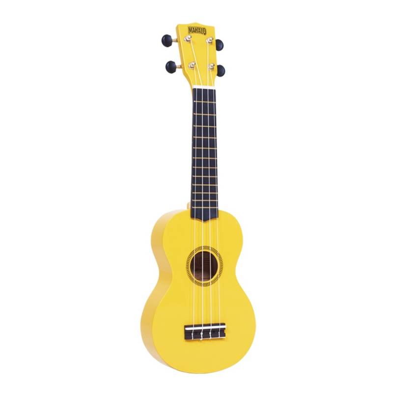 Ukelele - Mahalo - Soprano - Rainbow - Sengon - Diapason Caoba - Encordado Aquila - Funda - Amarillo Laqueado - Mr1Yw