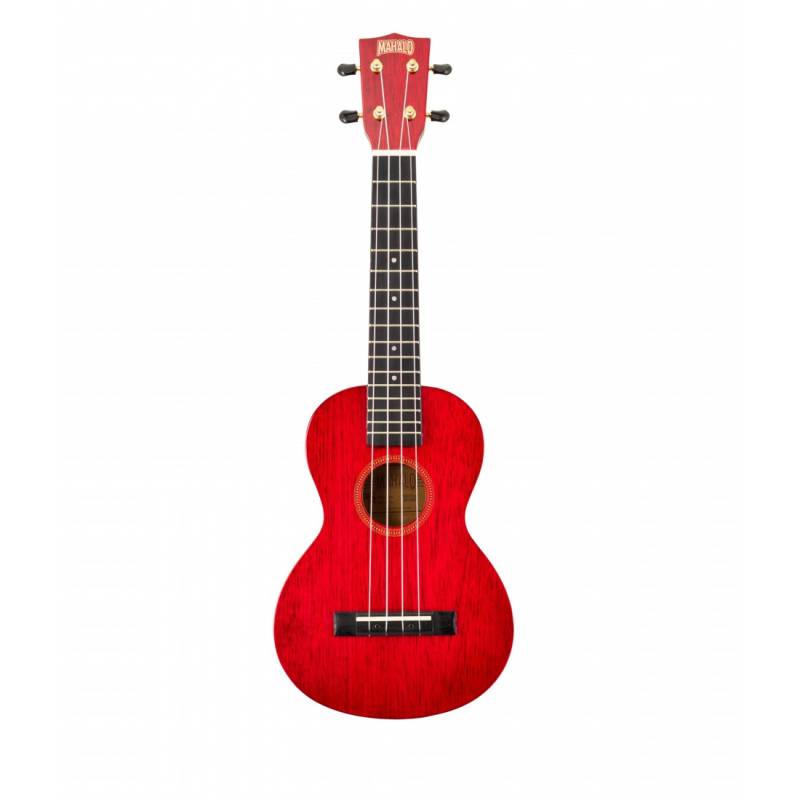 Ukelele - Mahalo - Concierto - Hano - Sengon - Diapason Caoba - Encordado Aquila - Puente Caoba - Funda - Bordo Transparente - Mh2Twr