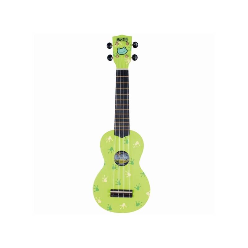 Ukelele - Mahalo - Soprano - Frogger - Sengon - Diapason Caoba - Encordado Aquila - Funda - Verde - Uart-Fr