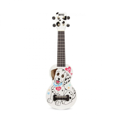 Ukelele - Mahalo - Soprano - Dalmata - Sengon - Diapason Caoba - Encordado Aquila - Funda - Ma1Dawt  