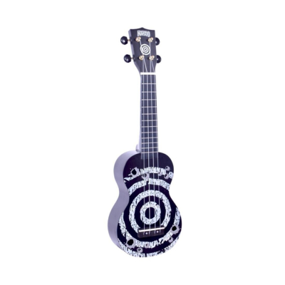 Ukelele - Mahalo - Soprano - Target - Sengon - Diapason Caoba - Encordado Aquila - Funda - Negro - Md1Tabk  