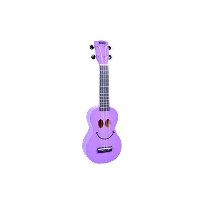Ukelele - Mahalo - Soprano - Smile - Sengon - Diapason Caoba - Encordado Aquila - Funda - Violeta Laqueado - U-Smile Pp  