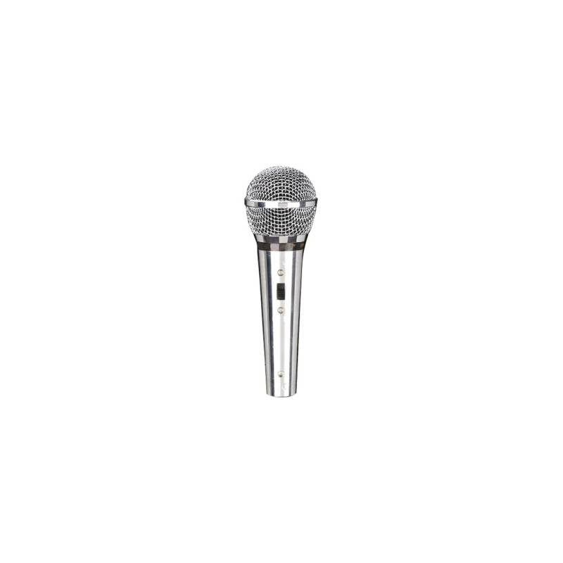 Microfono - Ross - Vocal - Dinamico - Cardioide - 50Hz A 14Khz - Xlr - Cromado - Cable Xlr-Plug - Con Switch - Fm-A3-Ls-Cn/Cn