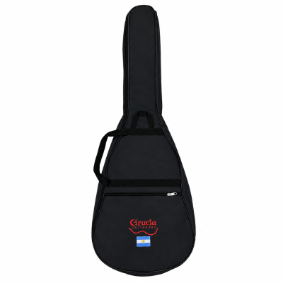 Funda - Gracia - Guitarra Criolla - Impermeable - Con Bolsillo Y Logo - Tipo Mochila  