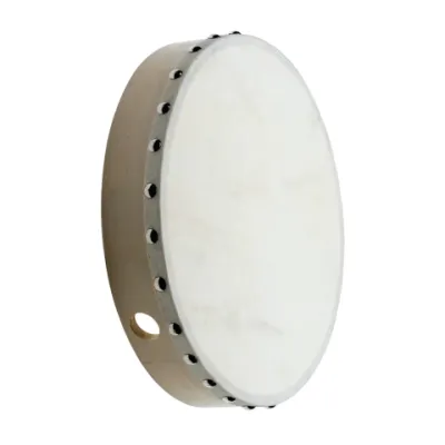 Pandero - Accesorios Musicales - Madera - 20Cm - Sin Tensor - Parche De Cuero - Am-16320  